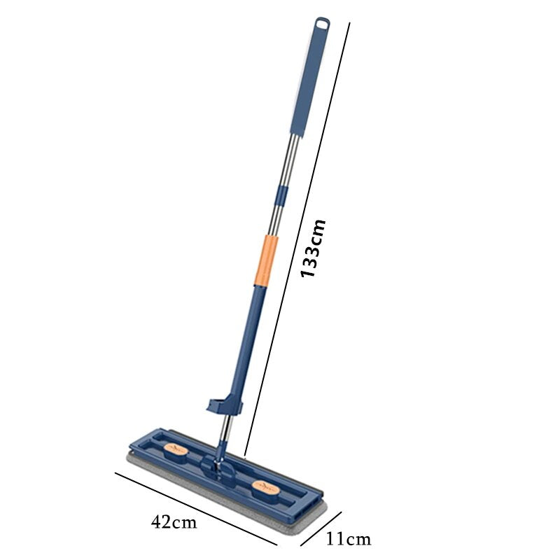 "Revolutionize Your Cleaning Routine with the 2023 Floor Clean Flat Large Mop and Bucket Set - Self-Cleaning, Efficient, and Perfect for Any Household!"