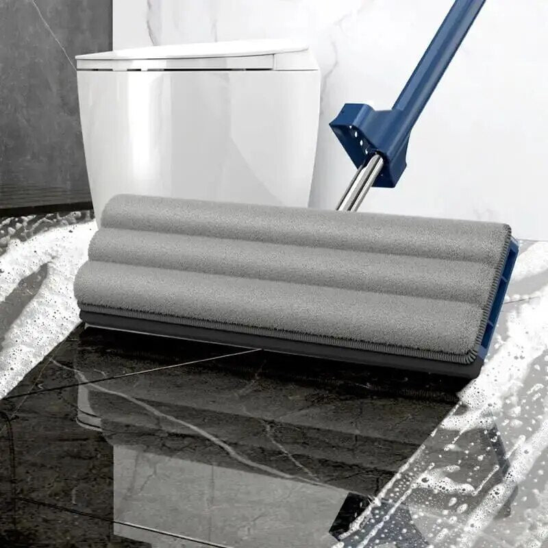 "Revolutionize Your Cleaning Routine with the 2023 Floor Clean Flat Large Mop and Bucket Set - Self-Cleaning, Efficient, and Perfect for Any Household!"